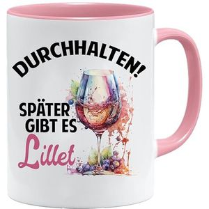Seness Durchhalten später gibt es Lillet Mok | Aperol Geschenk Prosecco Sekt | Wild Berry Gin | Hugo Spritz Wein | Abschiedsgeschenk Colleges | Abschied Kollegin (Lillet)