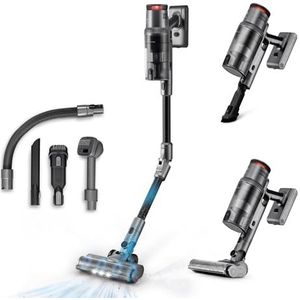 Ufesa Z7 Digital Animal stofzuiger, draadloos, 29,6 V, met multiclonische technologie, 26 kPa, 500 W, looptijd 80 min, gemotoriseerde borstel met meerdere oppervlakken, 4 modi, accessoires inbegrepen