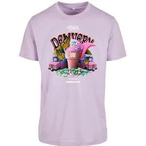 Mister Tee Trippy Delivery T-shirt voor heren, lila, L, lila, maat L, Lila