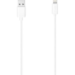Hama iPhone USB-Lightning-kabel (Lightning-kabel, MFI-gecertificeerd, oplaadkabel voor iPhone/iPad/iPod, USB-kabel – Lightning, 1,5 m) wit