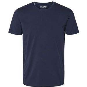 SELECTED HOMME 16073457 T-shirt voor heren, Navy Blazer