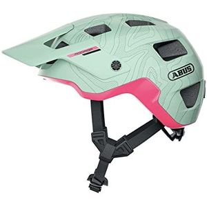 ABUS MoDrop mountainbike-helm – robuuste fietshelm met goede ventilatie voor mountainbike – custom fit – voor dames en heren – mintgroen mat, maat L