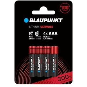 FR03BUL/4CP AAA-lithiumbatterijen, ideaal voor digitale camera's en Internet of Things (IoT) apparaten, 4 stuks