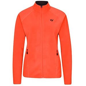 Ziener Jordie Midlayer Fleece Jas voor dames, lange mouwen, ademend, Polartec (1 stuk), Warm rood., 40