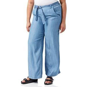 ESPRIT Dames Jeans 042EE1B321, 903/blauw licht WASH, Regular, 903/lichtblauw gewassen
