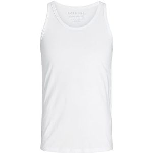 Jack & Jones BASIC TANK TOP 1-2-3 2014 NOOS Heren Tank Top, wit (wit C-n100), S