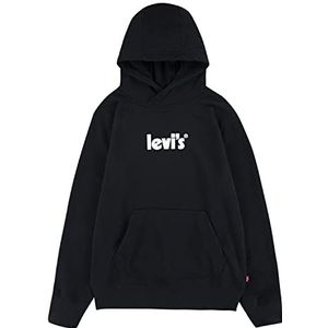 Levi's Kids LVB Sweatshirt met capuchon, logo, 2-8 jaar, zwart.