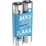 ANSMANN NiMH Micro AAA batterij 1000 mAh hoogcapacitieve digitale camera professionele accu (2 stuks)
