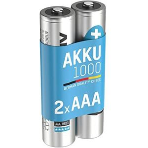 ANSMANN NiMH Micro AAA batterij 1000 mAh hoogcapacitieve digitale camera professionele accu (2 stuks)