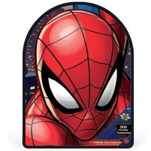 Grandi Giochi Marvel Avengers Spiderman Verticale lenticulaire puzzel met 300 stukjes inbegrepen en tinnen doos met 3D-PUB03000 effect, PUB03000