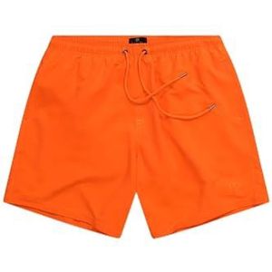 JP 1880 Badeshort met ritssluiting voor heren, neon oranje, 3XL, Neon Oranje