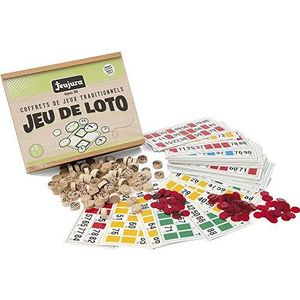 Jeujura - 8139 - Bordspellen - Lotto spel - houten kist
