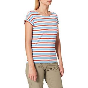 Mexx T-shirt dames, meerkleurig (Marshmallow/Della Robbia Blue/Paprika Striped 300192)