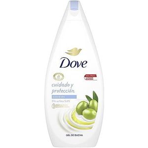 Dove Douchegel met olijfolie voor de droge huid zonder SLES sulfaten en plantaardige vochtinbrengende ingrediënten en ingrediënten van natuurlijke oorsprong, 750 ml