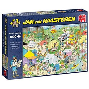 Jan van Haasteren Kamperen in het Bos (1000 Stukjes)