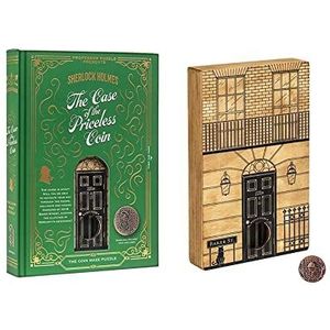 Professor PUZZLE SH3945 Sherlock Holmes The Case of The Priceless Coin Wooden Puzzle Box