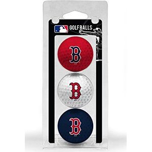 Team Golf 95305 Boston Red Sox Lot de 3 balles de Golf Unisexe, Multi Team Colors, Taille Unique