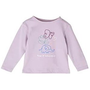 s.Oliver Lange mouwen baby meisjes shirts, paars/roze