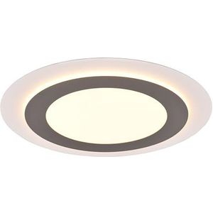 Trio Morgan 641519207 Led-plafondlamp, metaal, mat wit, acryl, met led 46 W, afstandsbediening