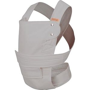 Marsupi Breeze Draagzak voor baby en peuter in lichte katoenmix, versie 2.0 (XL, lichtgrijs)