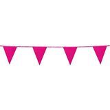 Boland 20003 - wimpelketting glitter fuchsia, 1 stuk, lengte 600 cm, roze, vlagketting, themafeest, carnaval, verjaardag, babyshower, kleuterschool
