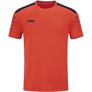 JAKO Power shirt met korte mouwen voor heren, Rood en marineblauw