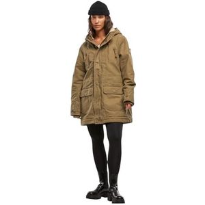 Brandit Textil GmbH Fiss Parkajas voor dames, kleur: olijf, XL, Kleur: olijf