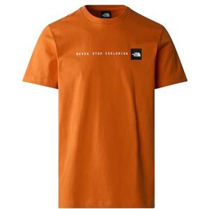 The North Face NF0A87NSPCO1 M S/S Never Stop Exploring Tee T-Shirt Homme Desert Rust Taille XL, Desert Rust, XL
