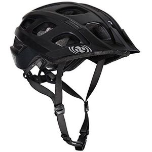 IXS Trail mountainbike-helm, uniseks, volwassenen, zwart, 49-54 cm