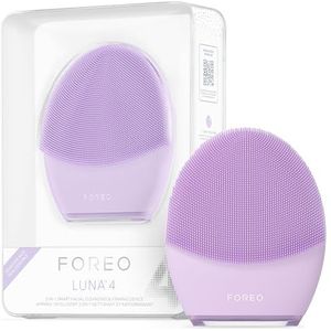 FOREO LUNA 4 Gezichtsreinigingsborstel, verstevigende gezichtsmassage, anti-aging gezichtsborstel, verbetert de opname van huidverzorgingsproducten, eenvoudige gezichtsverzorging, gevoelige huid