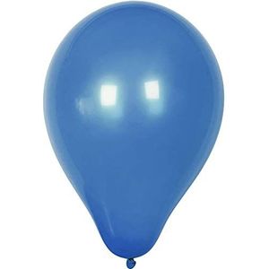 23 cm ballonnen donkerblauw rond 10 stuks