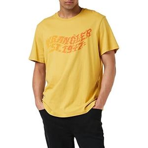 Wrangler t-shirt heren, golden spice