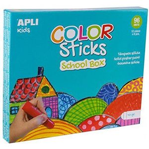 APLI Kids 14850 kleur stick college, 10 g x 12 x 8 stuks x 96 stuks