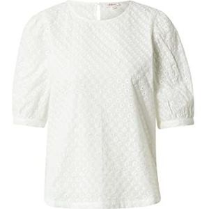 s.Oliver damesblouse, Embroid, gebroken wit