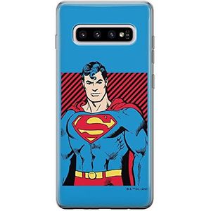 ERT GROUP Coque de téléphone Portable pour Samsung S10 Plus Original et sous Licence Officielle DC Motif Superman 029 Parfaitement adapté à la Forme du téléphone Portable, Coque en TPU
