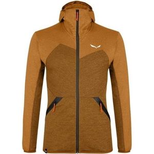 SALEWA Puez Melange Pl hoodie M heren hoodie goudbruin melange/0910, S, Golden Brown Melange/0910