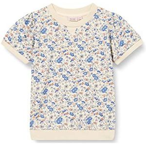 Noa Noa miniature T-shirt voor meisjes - Mini Organic Midsummer Bloom - Print beige 6 jaar, Beige print