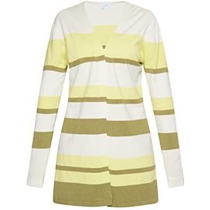 ALARY Cardigan en tricot pour femme 15426485-al01 Blanc Vert XS/S, blanc/vert, XS-S
