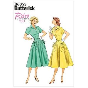 Butterick Patterns 6055E5 dames patroon en riem, maat 42 tot 50