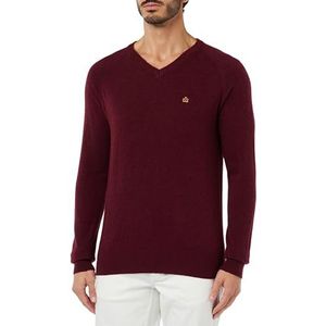 Merc Conrad Wool Blend Pullover heren, Bordeaux