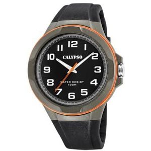 Calypso Watches Herenhorloge analoog kwarts kunststof armband K5781/4, armband