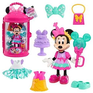 Just Play Minnie Mouse Fashion Doll pop met etui - Sweet Party