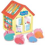 TOMY Toomies E73528 Peppa Pig activiteitenhuis met draaibare ramen, elastische banden, Peppa Pig, speelgoed 18 maanden, kruipdeken en activiteitentafel
