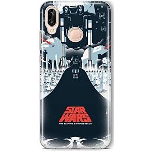 Origineel en gelicentieerd product Star Wars Heroes hoes voor de Huawei P20 Lite perfect aan de vorm van de smartphone, siliconen case