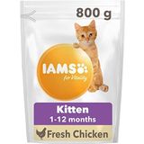 IAMS for Vitality Kitten Food met verse kip [800 g]