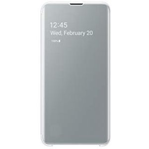 Clear View beschermhoes voor Galaxy S10+ wit - 6,4 inch