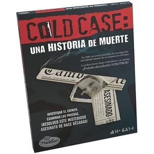 ThinkFun - Cold Case 1: Een geschiedenis van de dood, logica en zoekspel voor volwassenen, 1-4 Giocatori, leeftijd 14+ jaar