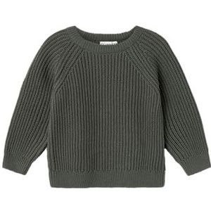 NAME IT Nmmvolly Ls Knit gebreide trui voor jongens (1 stuk), Tea Leaf