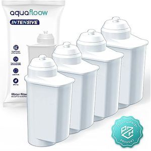 Aquafloow 4 x Brita Intenza vervangingswaterfilter voor Bosch koffiezetapparaat, Siemens | compatibel met Siemens EQ serie, EQ 6,TZ70033, TCZ7003, TZ70003 & Bosch 12008246 | Vervanging Brita Intenza