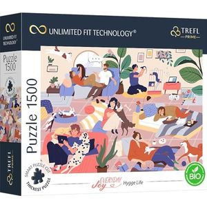 Trefl Prime - UFT Everyday Joy Puzzel: Hygge Life - 1500 elementen - dik karton, ontspanning, moderne puzzels, creatieve hobby's voor volwassenen en kinderen vanaf 12 jaar